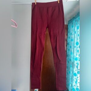 Maroon Leggings